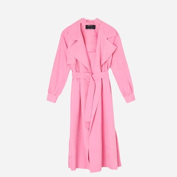 Пальто довге жіноче Sinsay 6586J S Рожеве (5904504234440)
