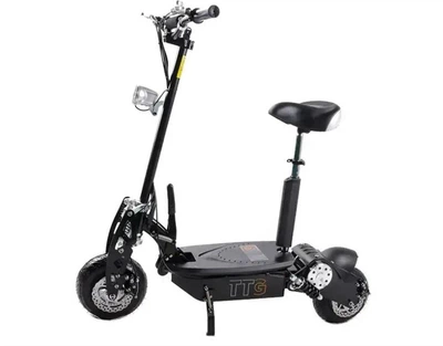 Электросамокат с сиденьем TTG SM DES06C1 36V 1000W 12AH Черный