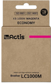 Картридж Actis для Brother LC1000M/LC970M Standard 36 мл Magenta (KB-1000M)