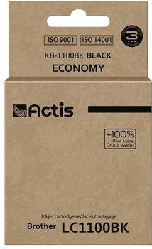 Картридж Actis для Brother LC1100BK/980BK Standard 28 мл Black (KB-1100Bk)