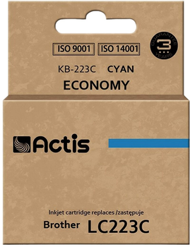Картридж Actis для Brother LC223C Standard 10 мл Cyan (KB-223C)