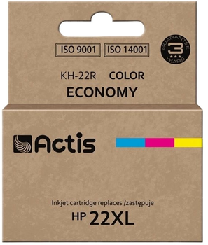 Картридж Actis для HP 22XL C9352A Standard 18 мл Cyan/Magenta/Yellow (5901452158729)