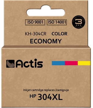 Картридж Actis для HP 304XL N9K07AE Premium 18 мл Cyan/Magenta/Yellow (KH-304CR)