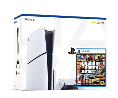 Ігрова консоль Sony PlayStation 5 Slim 1Tb + GTA V (російські субтитри)