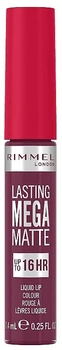 Рідка матова помада для губ Rimmel Lasting Mega Matte Liquid Lip Colour 110 Blush 7.4 мл (3616304350474)