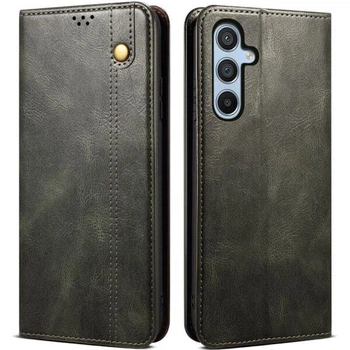 Чехол-книжка с кармашками UniCase Leather Wallet для Samsung Galaxy A55 (A556) - Green