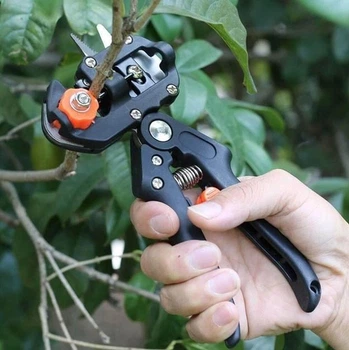 Садовый секатор ножницы для прививки и обрезки деревьев Titan Grafting Tool с 3 насадками