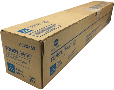 Toner cartridge Konica Minolta TN619 Hight Capacity Cyan (A3VX453)