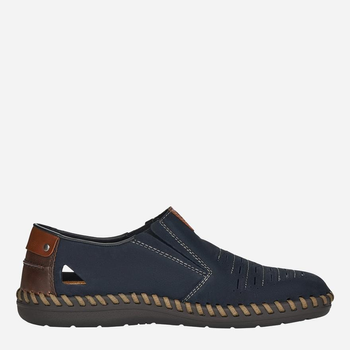 Чоловічі туфлі RIEKER B2457-14 44 28.7 см Сині (4060596018069)