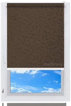 Ролета тканинна Roll Group Натур 62.5х165 Коричневий 2261
