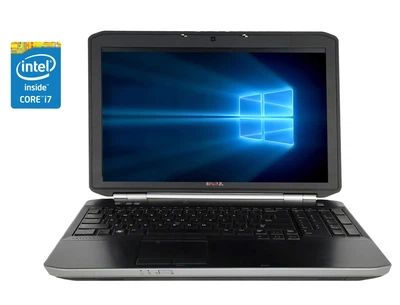 Ноутбук Б-класс Dell Latitude E5520 / 15.6" (1366x768) TN / Intel Core i7-2640M (2 (4) ядра по 2.8 - 3.5 GHz) / 4 GB DDR3 / 500 GB HDD / Intel HD Graphics 3000 / WebCam / DVD-RW б/у