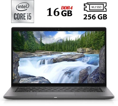 Ультрабук Б-класс Dell Latitude 7410 / 14" (1920x1080) IPS / Intel Core i5-10310U (4 (8) ядра по 1.7 - 4.4 GHz) / 16 GB DDR4 / 256 GB SSD M.2 / Intel UHD Graphics / WebCam / USB 3.2 / HDMI / Windows 10 б/у