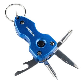 Munkees 2567 брелок-мультінструмент Led Light Multi Tool blue (2567-BL)