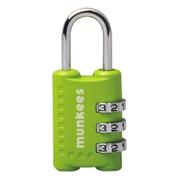 Munkees 3604 брелок-замок Combi Lock 1 lime (3604-LM)