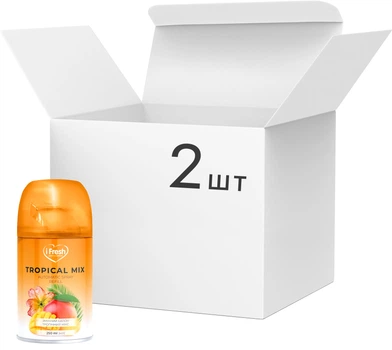 Упаковка сменных аэрозольных баллонов iFresh Tropical mix 250 мл х 2 шт (iF-000045)