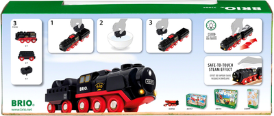 Lokomotywa parowa Brio Steaming Train (7312350338843)