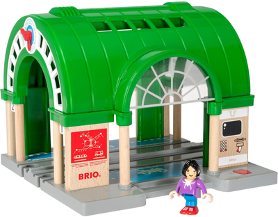 Zestaw do zabawy Brio World Central Train Station with Ticket Machine (7312350336498)