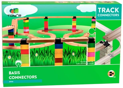 Базові з'єднувачі та перехрестя Toy2 Track Connectors 50 шт (5745000329465)