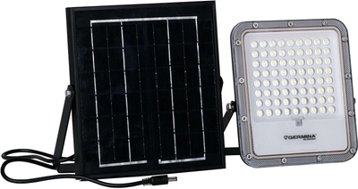 Акумуляторний прожектор з сонячною батареєю Germina Dorado 100 Вт 1100 лм (GW-0078)
