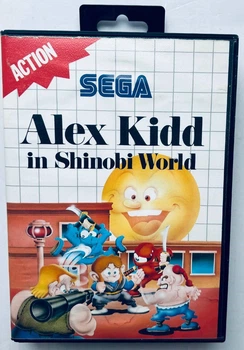 Alex Kidd In Shinobi World, Б/У, английская версия - картридж для SEGA Master System