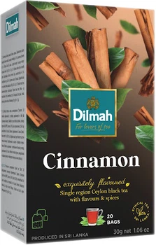 Чай черный пакетированный Dilmah Корица 1.5 г х 20 шт (9312631142099)