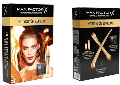 Zestaw kosmetyków dekoracyjnych Max Factor Mirada De Cine Tusz do rzęs 11 g + Ołówek do oczu 1.2 g + Paleta cieni do powiek 4.3 g (3616302628063)