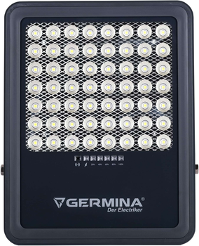 Naświetlacz akumulatorowy z panelem solarnym Germina Gemini 300 W 2000 lm (GW-0083)