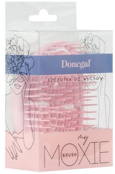 Szczotka Donegal My Moxie Brush wentylowana do włosów owalna Różowa (5907549212862)
