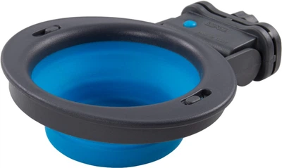 Миска складана Dexas Collapsible Kennel Bowl з кріпленням на клітку мала 240 мл Блакитна (PW2704322194)