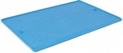 Килимок антиковзний під миски Dexas Pet Bowl Grippmat середній 33x48 см Блакитний (PW9002194)