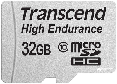 Karta pamięci Transcend microSDHC 32GB Class 10 High Endurance + adapter (TS32GUSDHC10V)