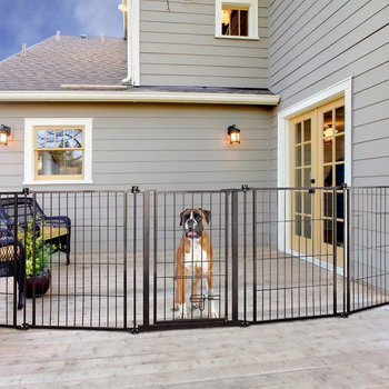 Клітка-манеж для собак Carlson Gate Outdoor Super Gate X-tra Tall 144 x 366 см (0891618001875)
