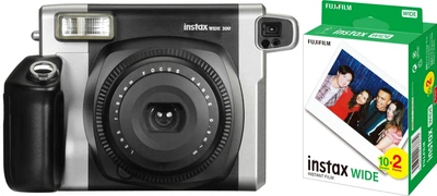 Комплект Камера моментальной печати Fujifilm Instax Wide 300 (16445795) + Фотопленка Fujifilm Colorfilm Instax Wide Film 2 х картриджа (16385995)