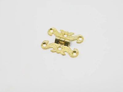 Петля фигурная декоративная 40х32 мм Золото (D-075-6)