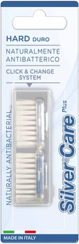 Змінні головки для зубних щіток Silver Care Plus Жорсткі 2 шт (8009315000387) 