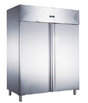 Шкаф морозильный 1400л hkn-gx1410bt inox hurakan