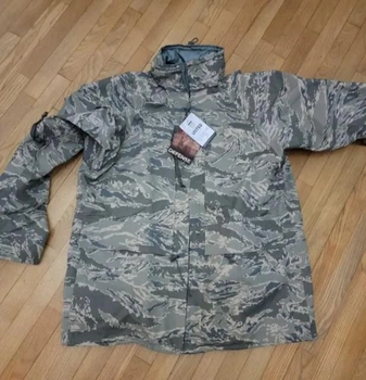 Куртка тактична парку армії США Valley Apparel APECS Gore-Tex водонепроникна розмір Large Regular Мультикам