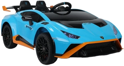 Електромобіль Azeno Electric Car Lamborghini Huracan Блакитний (5713570003870)