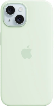 Etui Apple MagSafe Silicone Case dla iPhone 15 Soft Mint (MWNC3)
