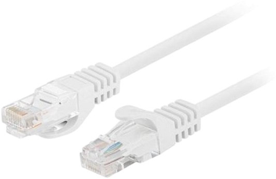 Набір патч-кордів Lanberg Cat 6 UTP 2 м 10 шт White (PCU6-20CC-0200-W)