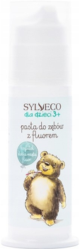 Pasta do zębów Sylveco z fluorem dla dzieci 3+ 75 ml (5902249015829)