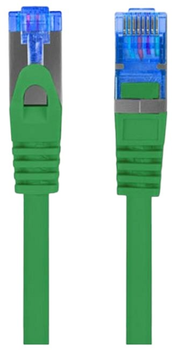 Patchcord Lanberg Cat 6a FTP 10 m Green (PCF6A-10CC-1000-G)
