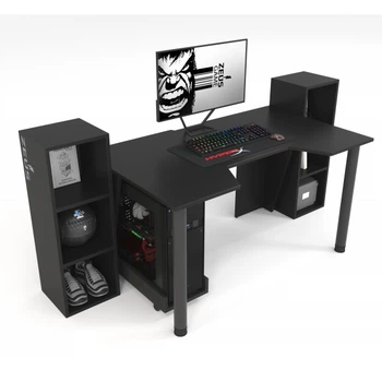 Геймерский стол ZEUS-Game™ GAMER-5, чёрный