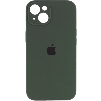 Чехол Fiji Silicone Case Full Camera для Apple iPhone 13 бампер накладка с защитой камеры Dark Green