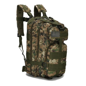 Рюкзак тактический RESTEQ 45 л, зеленый, 28х28х48 см. Армейский рюкзак