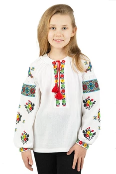 Вишиванка для дівчинки V&V Казкова 152 Білий (010410193-001)