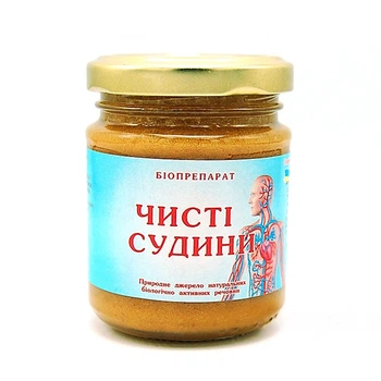 Чистые сосуды Биопрепарат 130г. «Мед Карпат»