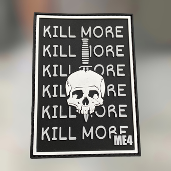 Шеврон "KILL MORE" / "Вбивай більше"