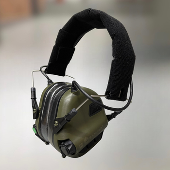 Навушники тактичні Earmor M31, активні, NRR 22, колір – Койот, активні навушники військові