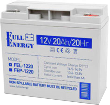 Аккумуляторная батарея Full Energy FEL-1220 12V 20AH GEL